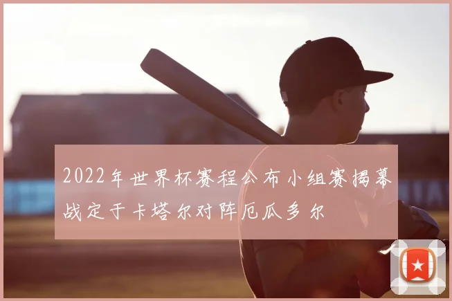 2022年世界杯赛程公布小组赛揭幕战定于卡塔尔对阵厄瓜多尔